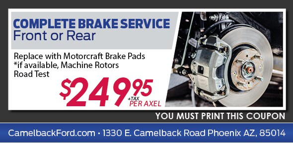Complete Brake Service Coupon, Phoenix Automotive Service Special