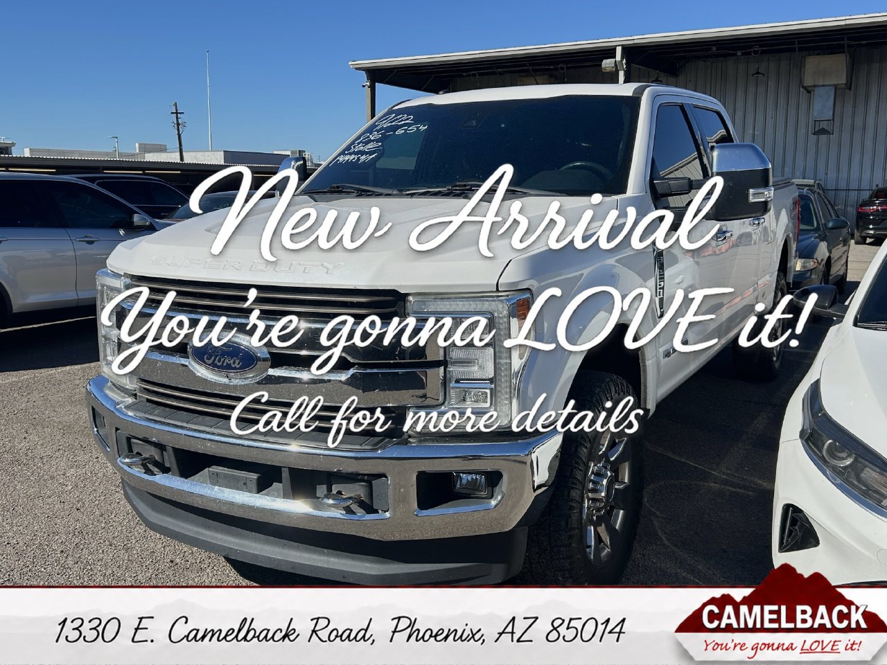 Oxford White 2018 Ford F-250 Super Duty Pickup Truck Four-Wheel Drive 6-Speed Automatic
