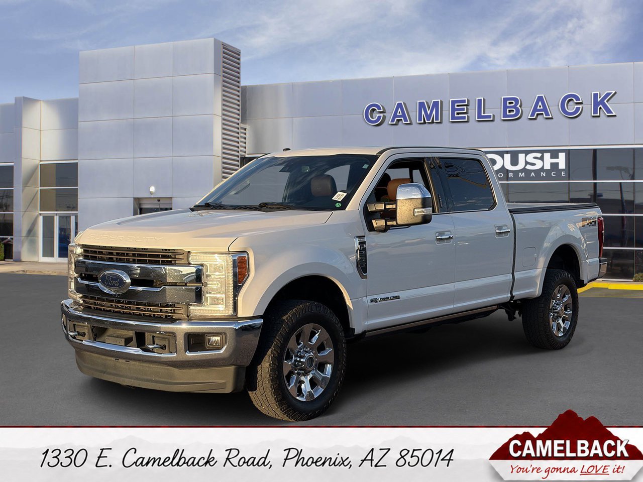 Oxford White 2018 Ford F-250 Super Duty Pickup Truck Four-Wheel Drive 6-Speed Automatic