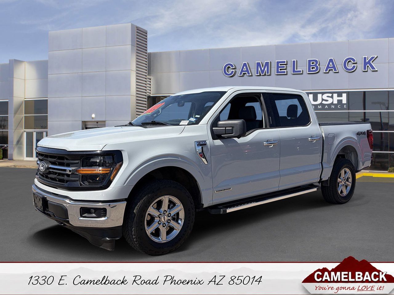 Avalanche Gray 2024 Ford F-150 XLT SuperCrew 4WD Pickup Truck Four-Wheel Drive Automatic