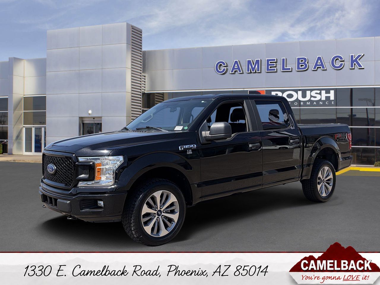 Shadow Black 2018 Ford F-150 Pickup Truck Four-Wheel Drive Automatic