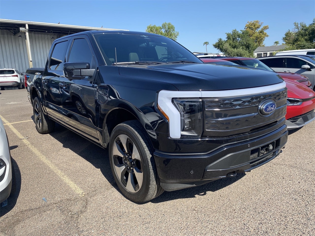 Used 2023 Ford F-150 Lightning Platinum with VIN 1FT6W1EV3PWG27673 for sale in Phoenix, AZ