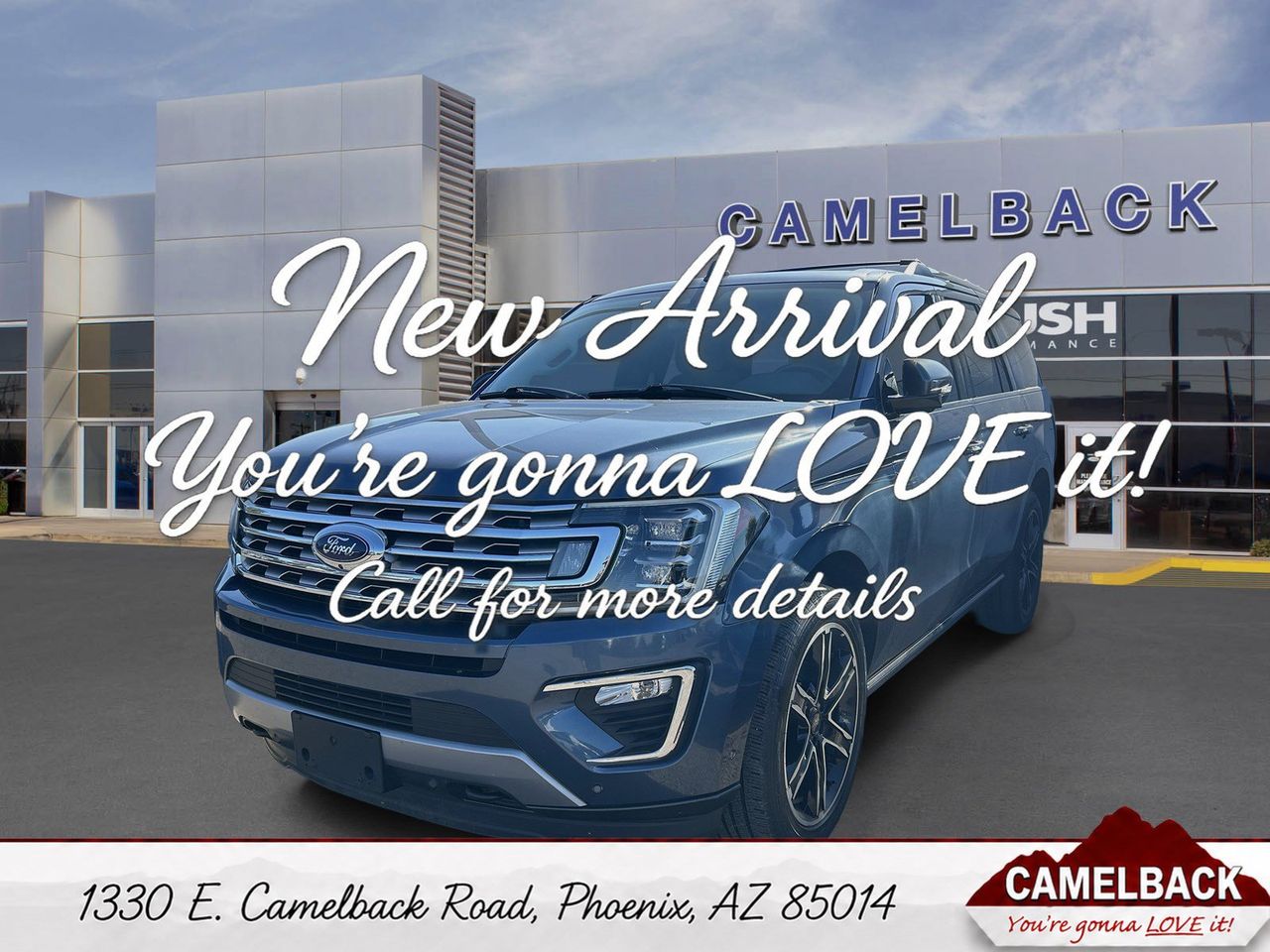 Blue 2019 Ford Expedition SUV / Crossover Four-Wheel Drive Automatic
