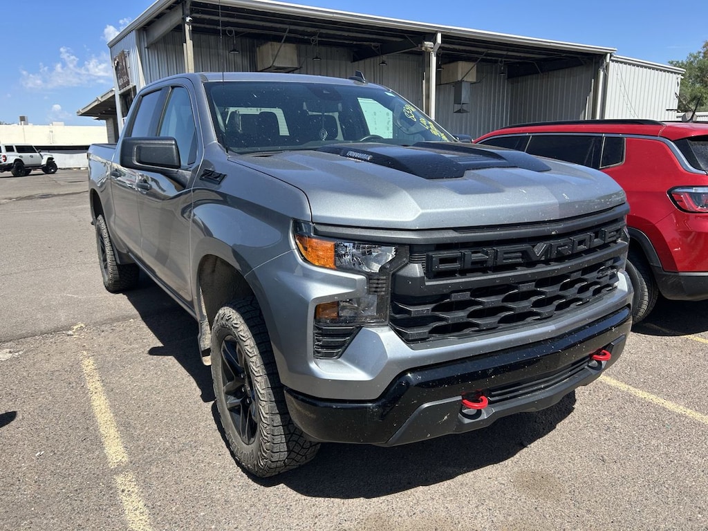 Used 2024 Chevrolet Silverado 1500 Custom Trail Boss Truck Crew Cab