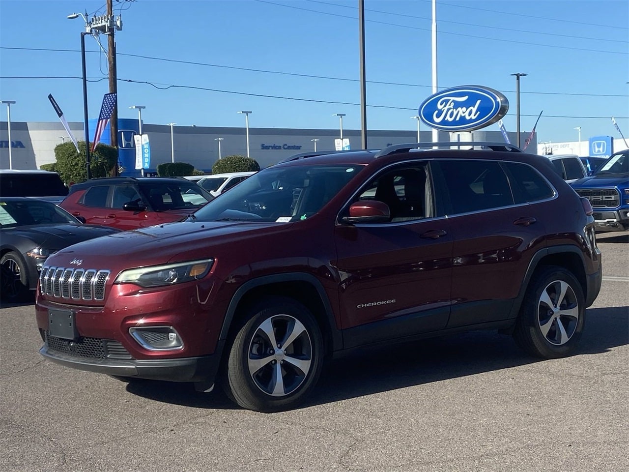 Used 2021 Jeep Cherokee Limited with VIN 1C4PJMDXXMD167586 for sale in Phoenix, AZ