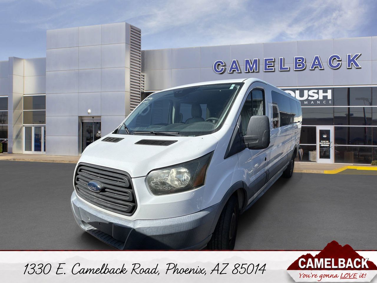 Oxford White 2016 Ford Transit Passenger Van Rear-Wheel Drive 6-Speed Automatic Overdrive