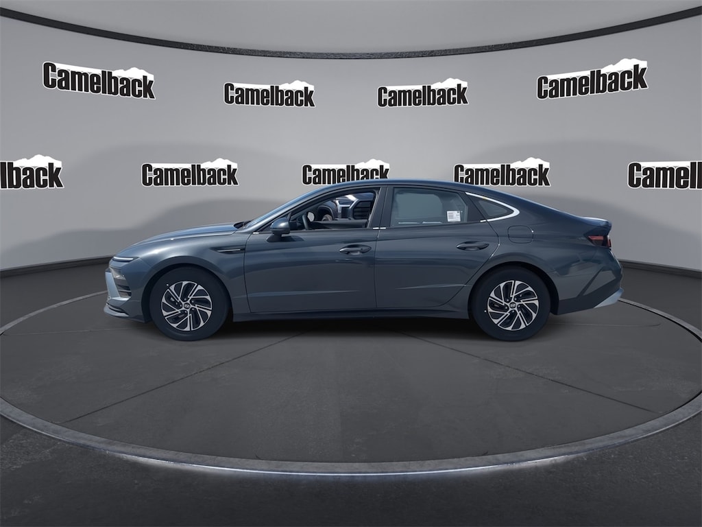 New 2026 Hyundai Sonata Hybrid Blue Sedan