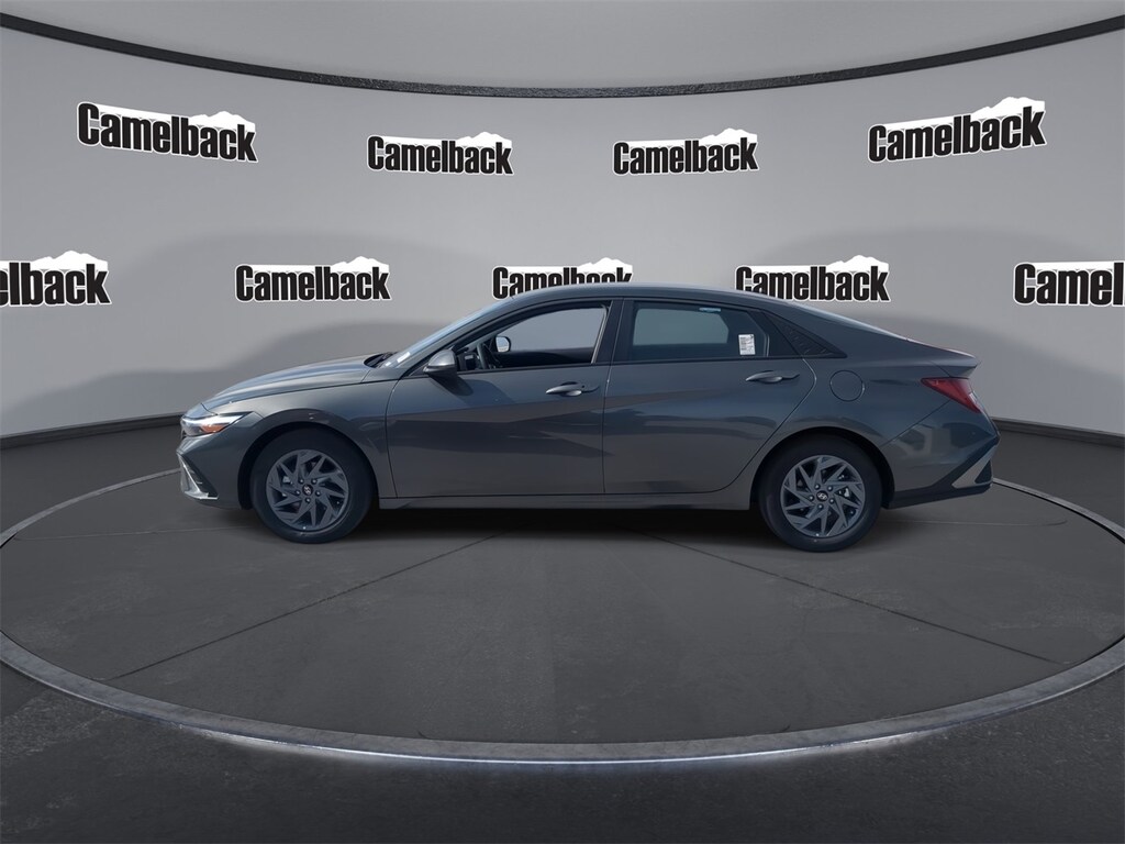 New 2026 Hyundai Elantra Hybrid Blue Sedan