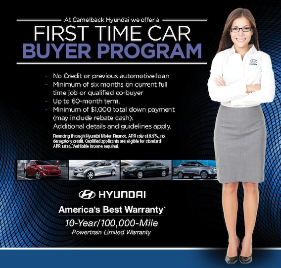 First Time Car Buyer Program Hyundai Sales Financing Phoenix Az