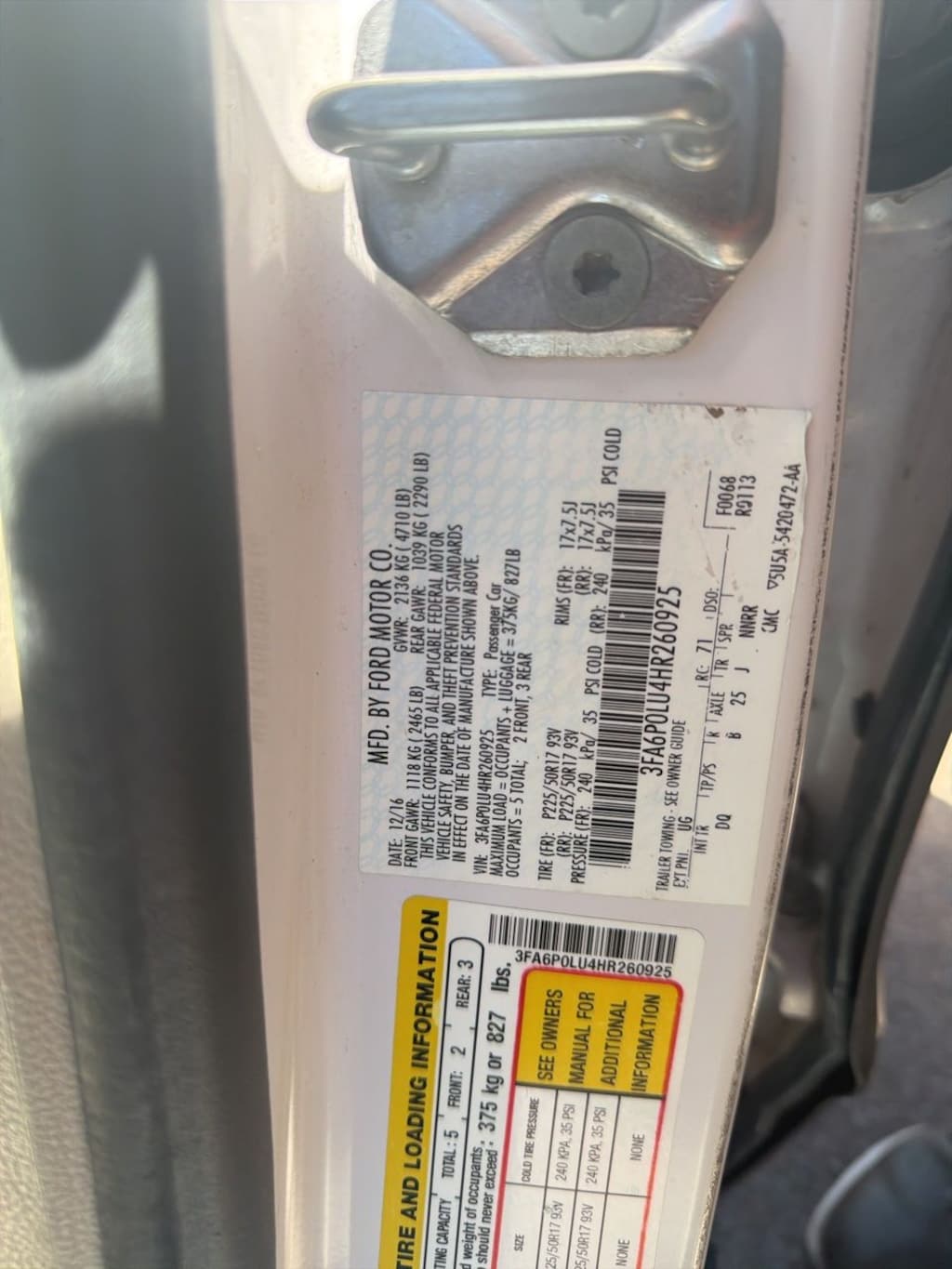 Used 2017 Ford Fusion Hybrid
