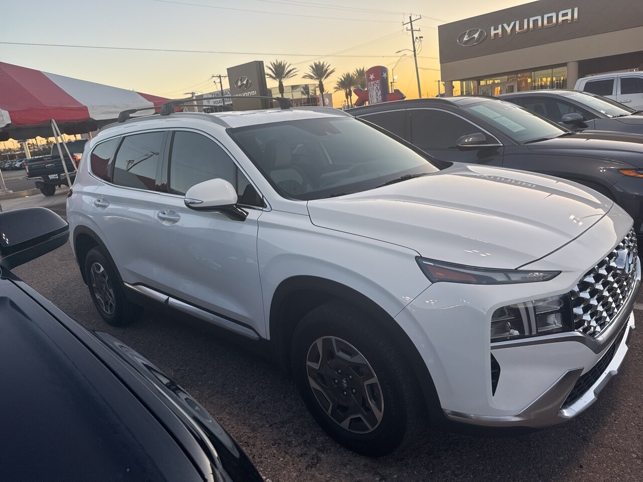 2023 Hyundai Santa Fe Blue photo 2