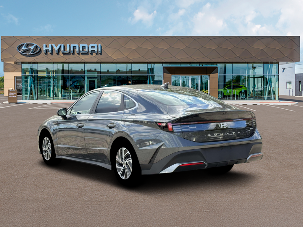 New 2026 Hyundai Sonata Hybrid Blue Sedan