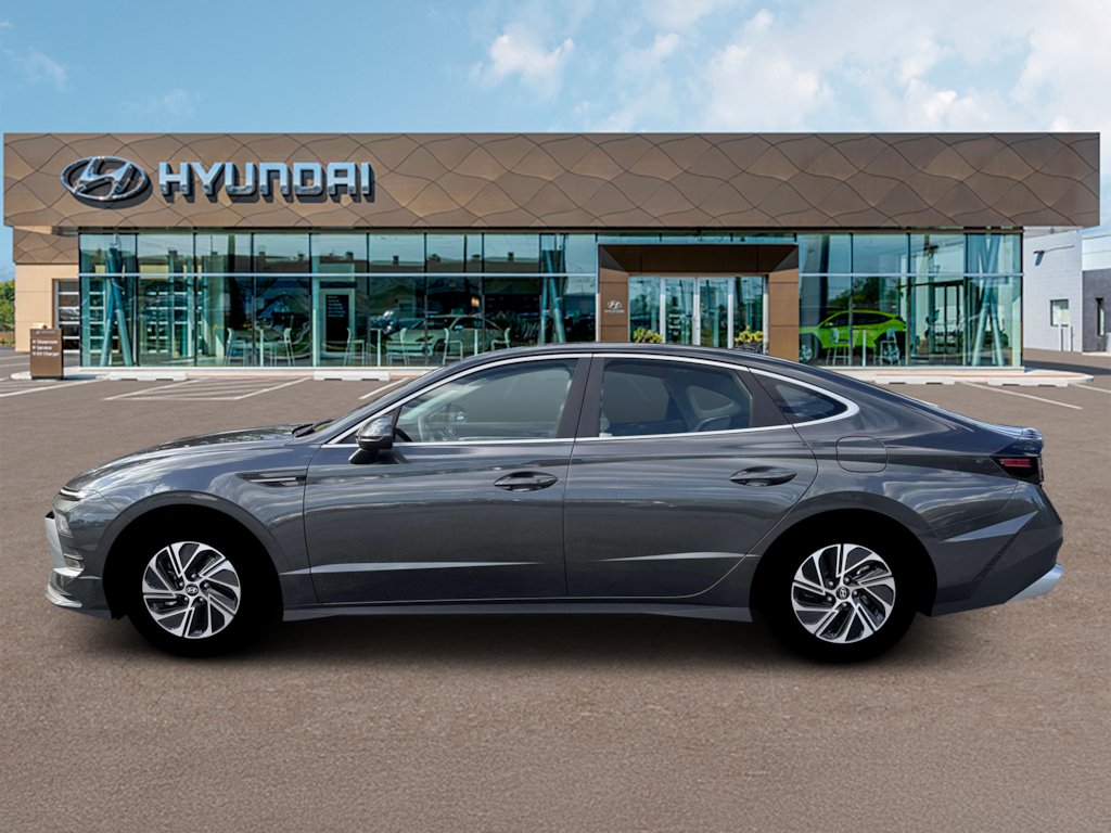 New 2026 Hyundai Sonata Hybrid Blue Sedan