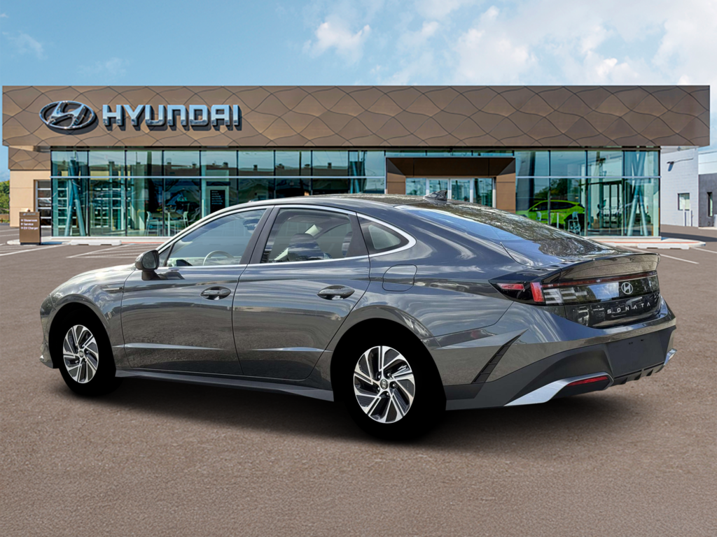 New 2026 Hyundai Sonata Hybrid Blue Sedan