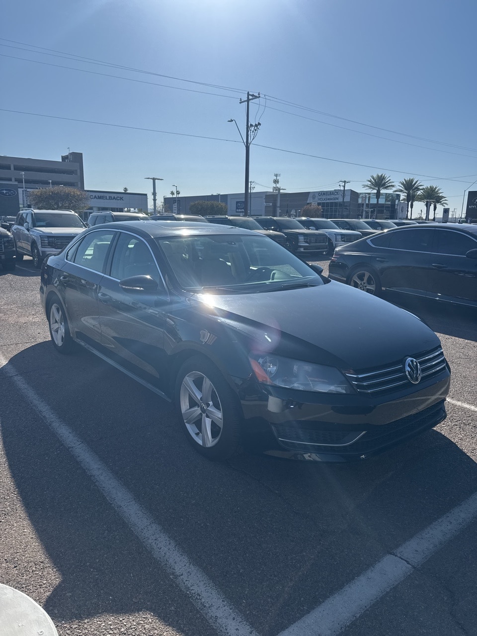 Used 2012 Volkswagen Passat SE with VIN 1VWBP7A37CC037536 for sale in Phoenix, AZ