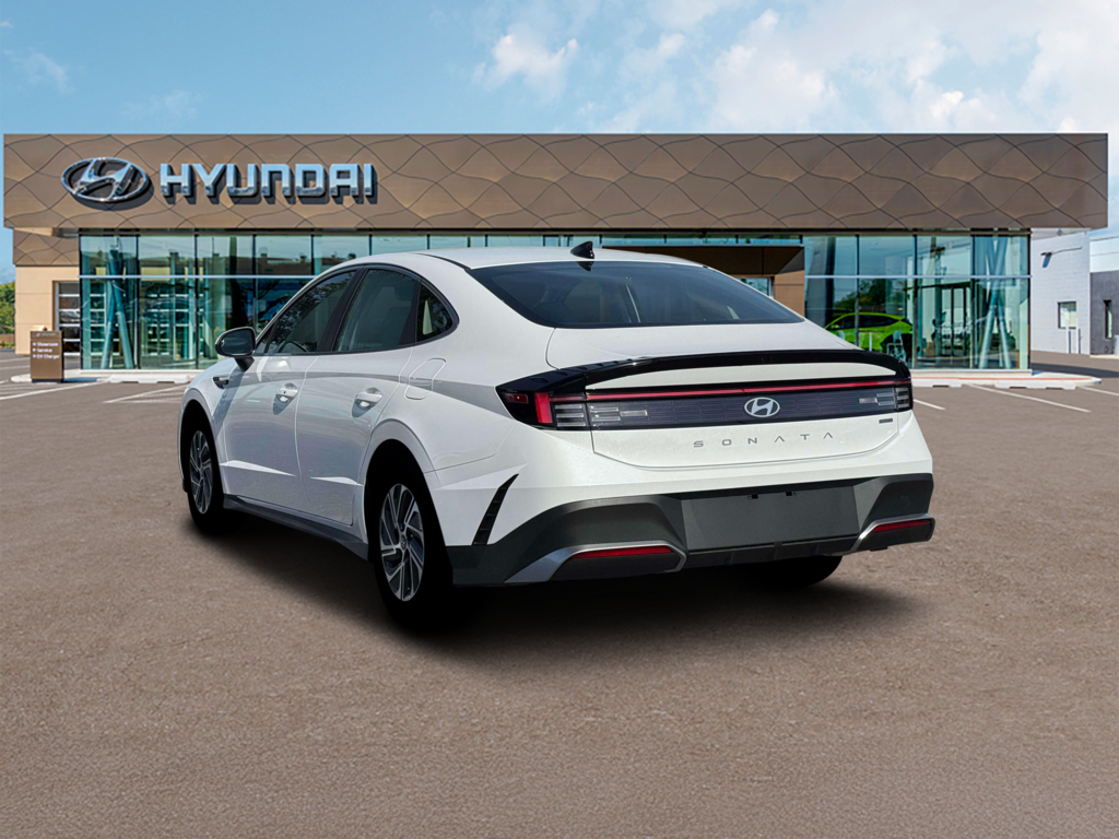 New 2026 Hyundai Sonata Hybrid Blue Sedan