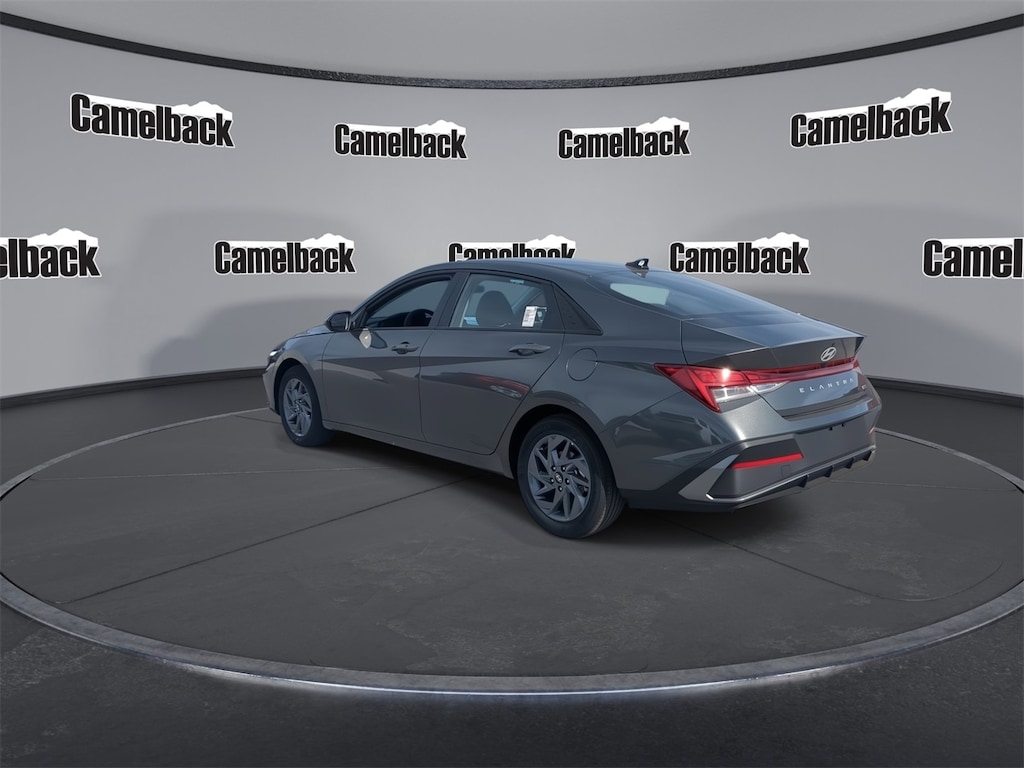 New 2026 Hyundai Elantra Hybrid Blue Sedan