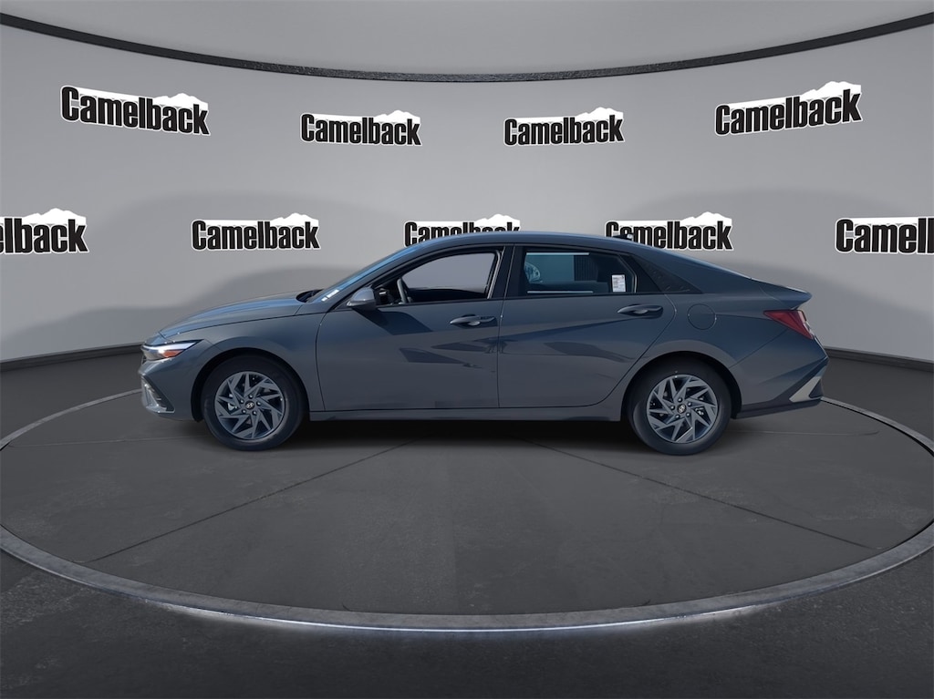 New 2026 Hyundai Elantra Hybrid Blue Sedan