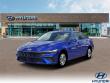 New 2026 Hyundai Elantra Hybrid Blue Sedan