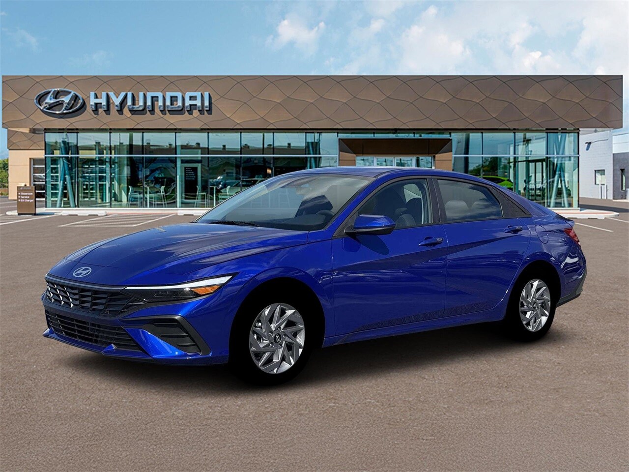 2026 Hyundai Elantra Hybrid Blue photo 2