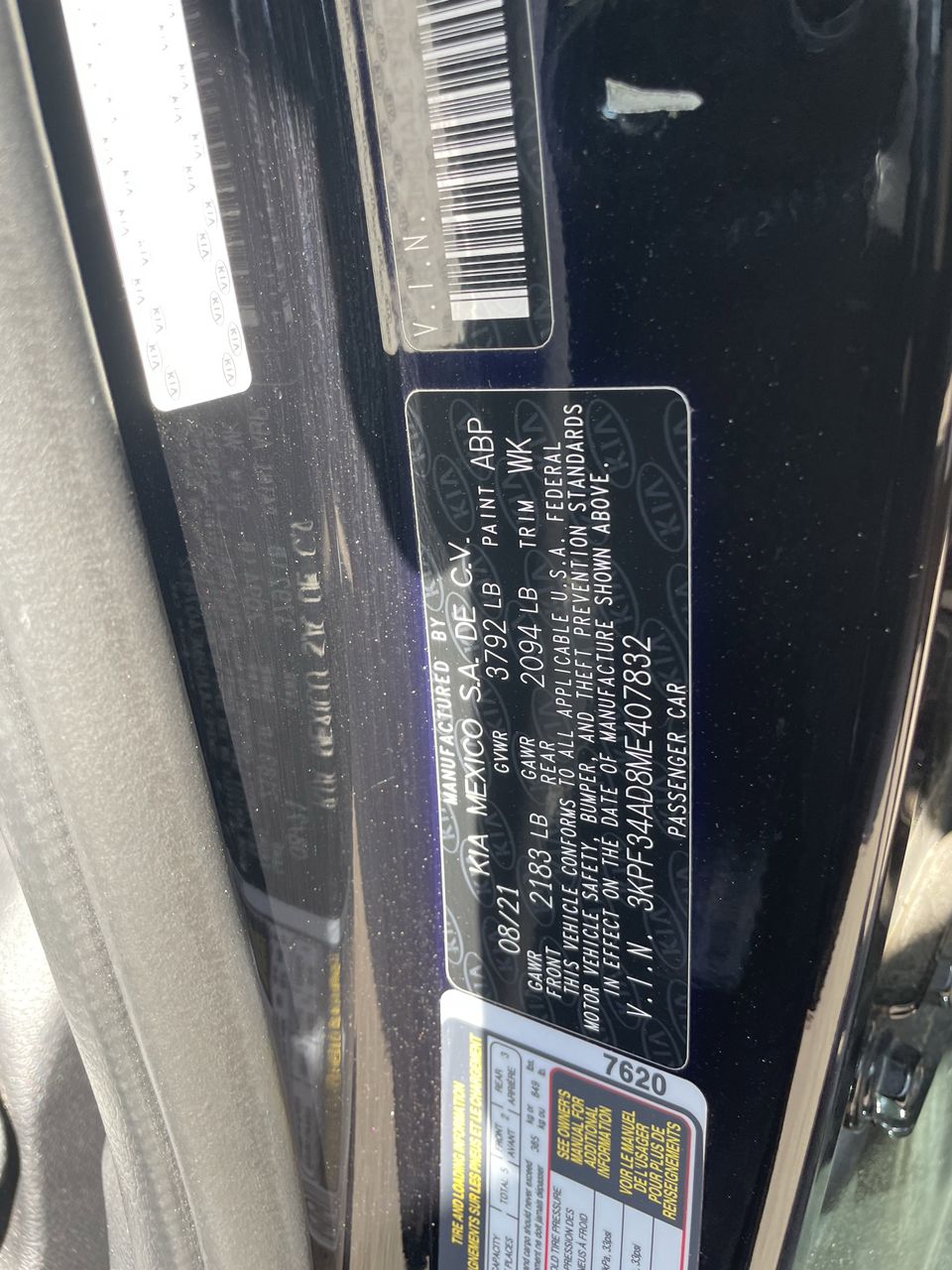 Certified Used 2021 Aurora Black Kia GT-Line image 14