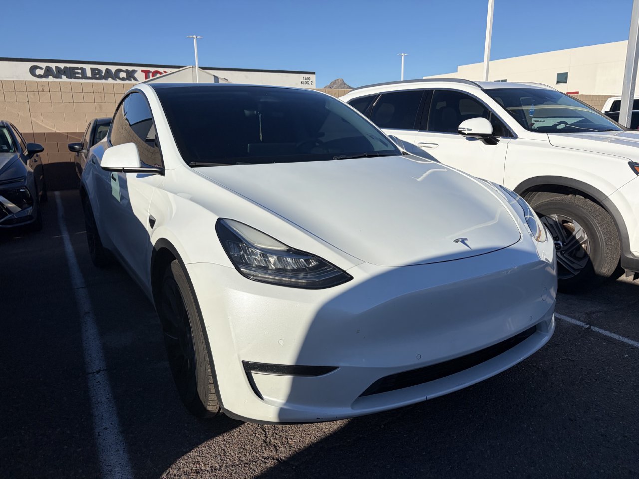 Used 2021 Tesla Model Y Long Range with VIN 5YJYGDEE0MF299054 for sale in Phoenix, AZ