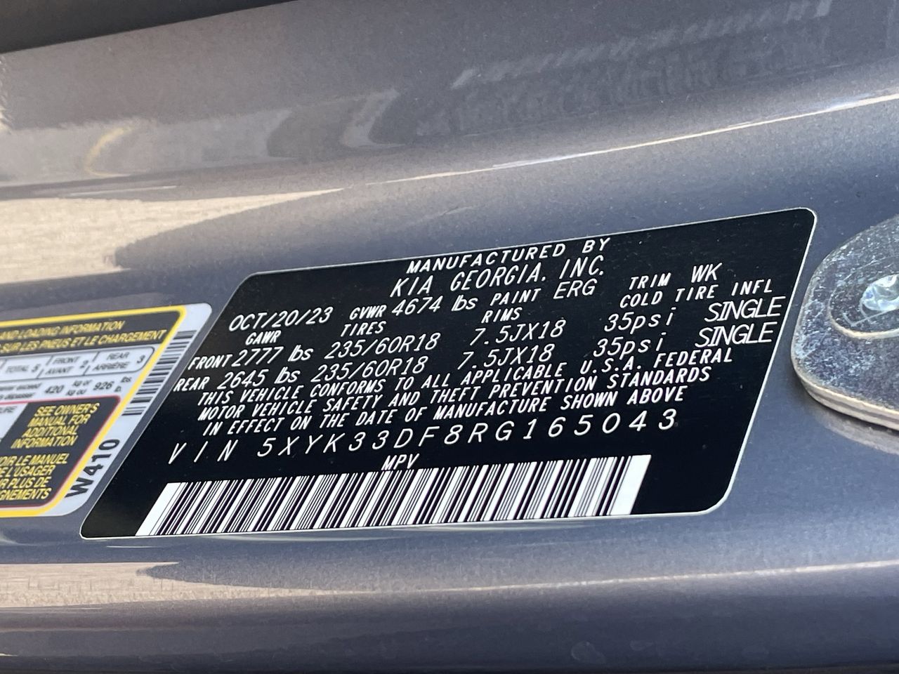 Certified Used 2024 Everlasting Silver Kia EX image 15