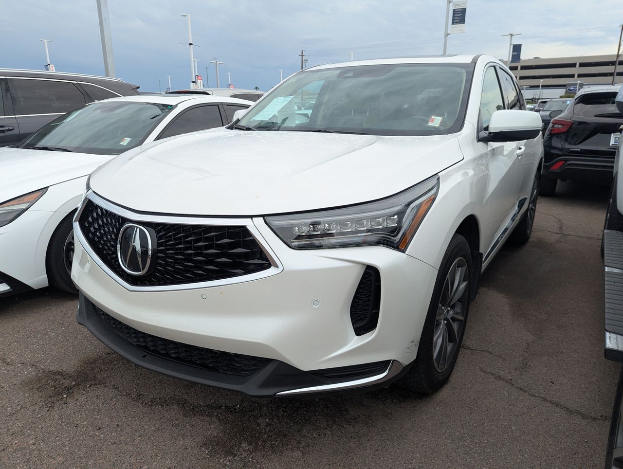 Used 2023 Platinum White Pearl Acura Technology Package image 7