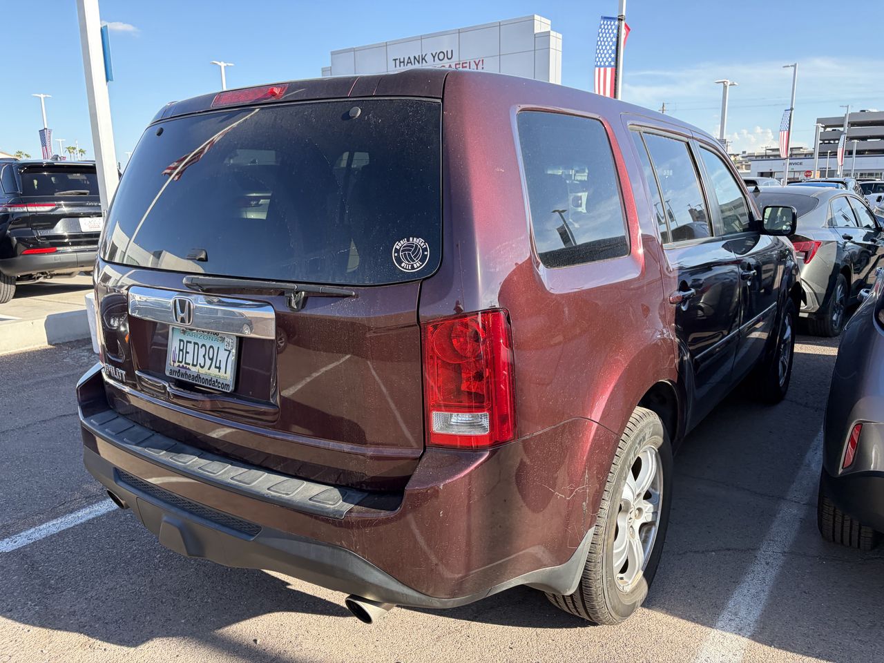 Used 2013 Dark Amber Honda EX-L FWD image 10
