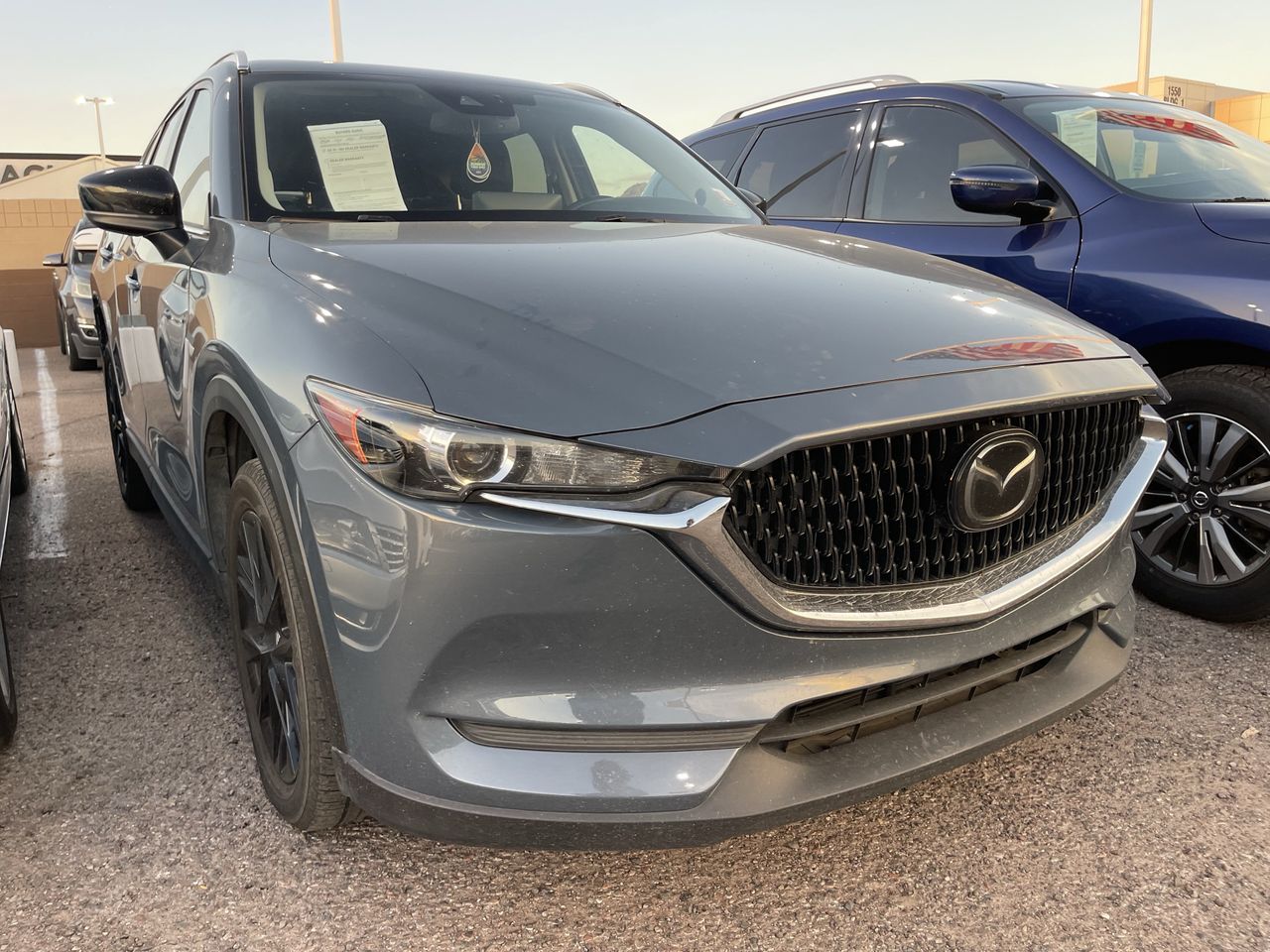 Used 2021 Polymetal Gray Mazda Carbon Edition image 2