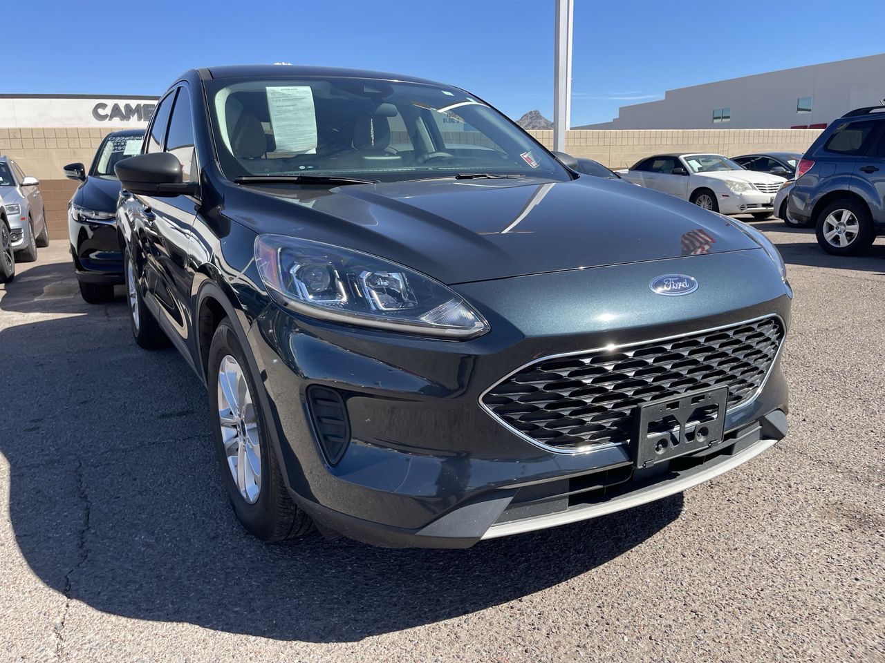 Used 2022 Stone Blue Metallic Ford SE Hybrid image 2