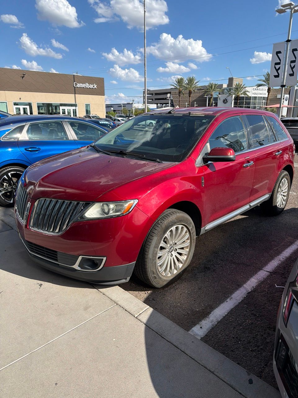 2013 Lincoln MKX Rojo (Ruby) SUV/Crossover Tracción delantera 6 velocidades Automática