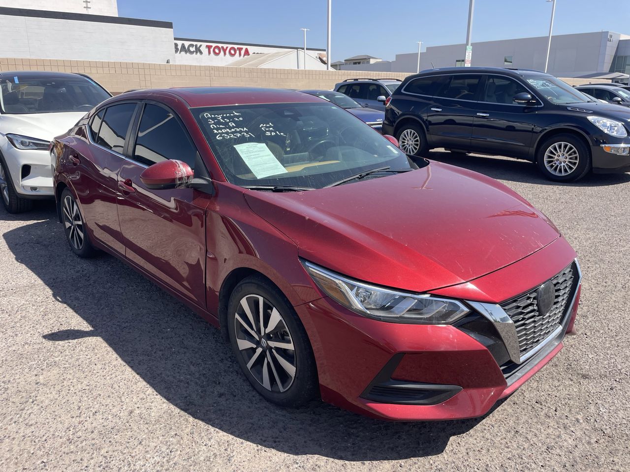 Used 2022 Scarlet Ember Tintcoat Nissan SV image 2