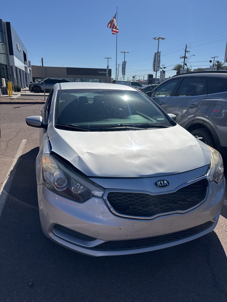 Used 2016 Silky Silver Kia LX FWD image 12