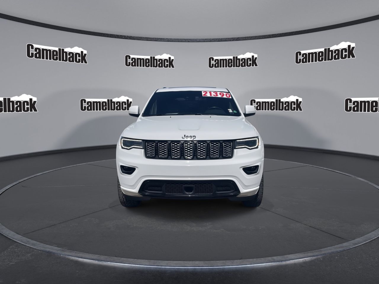 Used 2020 Bright White Jeep Laredo image 2