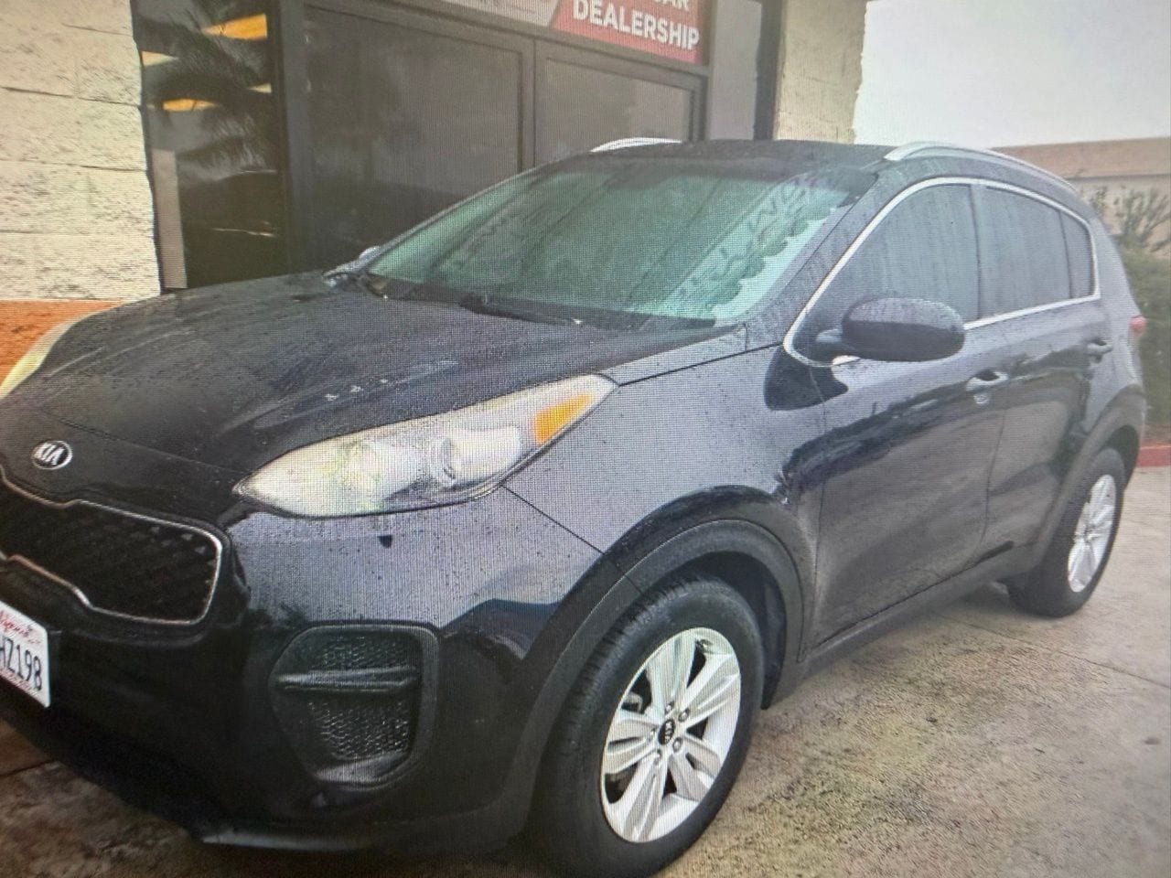 Used 2018 Black Cherry Kia LX image 2