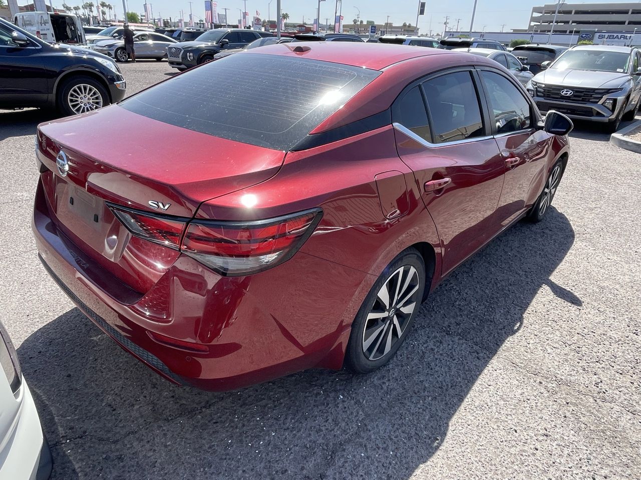 Used 2022 Scarlet Ember Tintcoat Nissan SV image 11