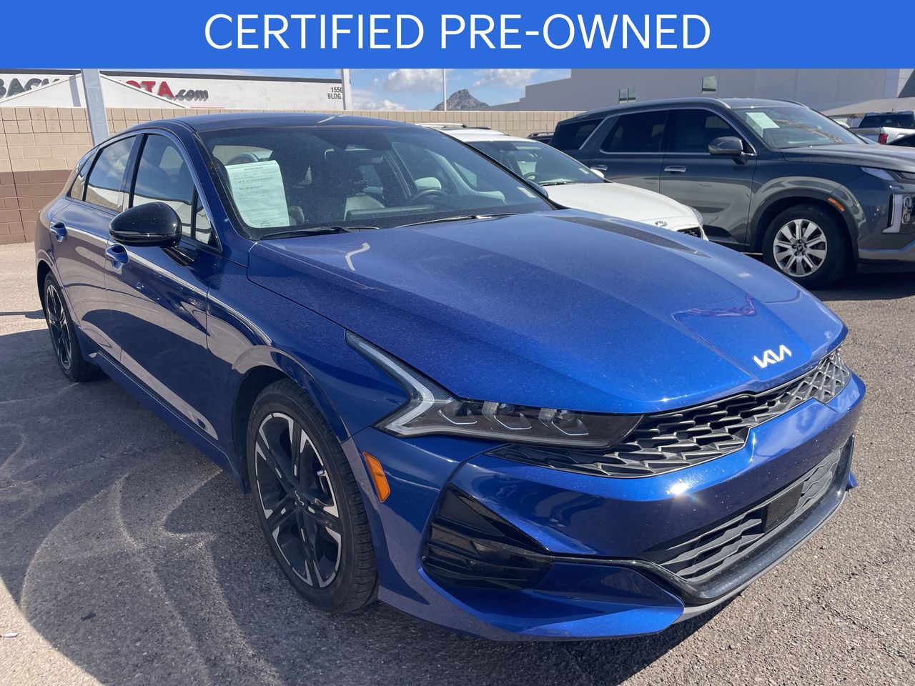 Certified Used 2023 Sapphire Blue Kia GT-Line image 2