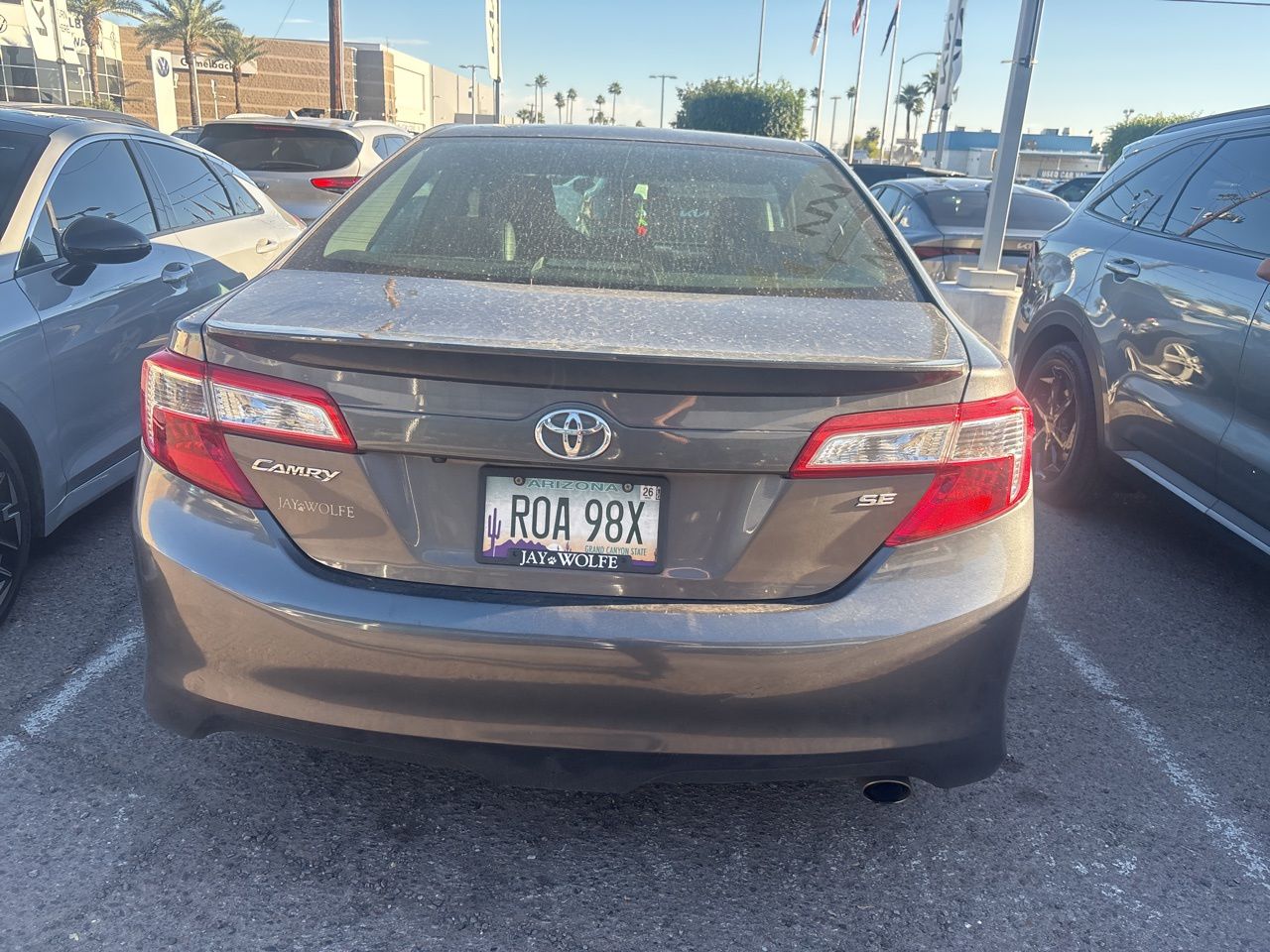 Used 2014 Magnetic Gray Metallic Toyota SE image 8