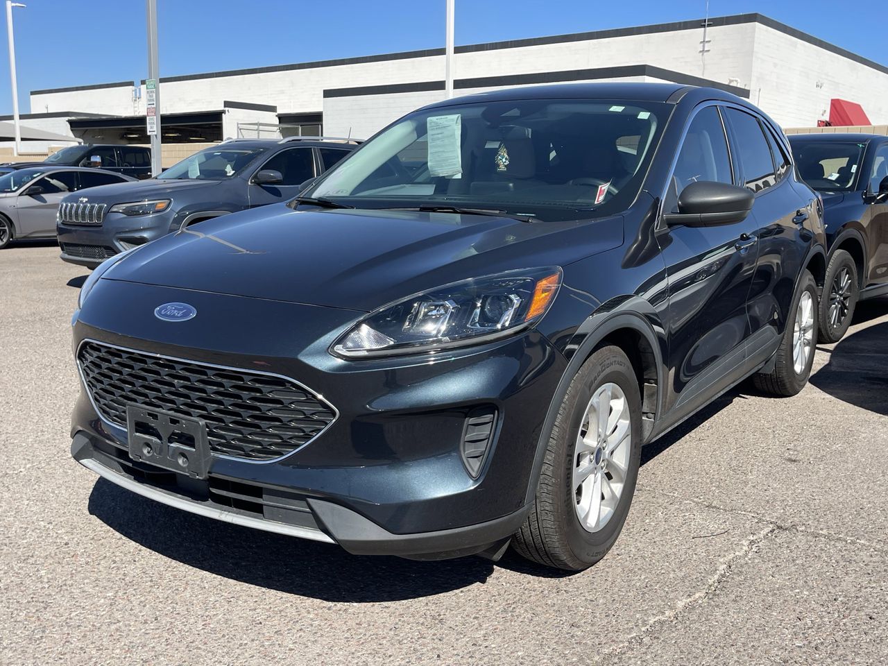 Used 2022 Stone Blue Metallic Ford SE Hybrid image 3