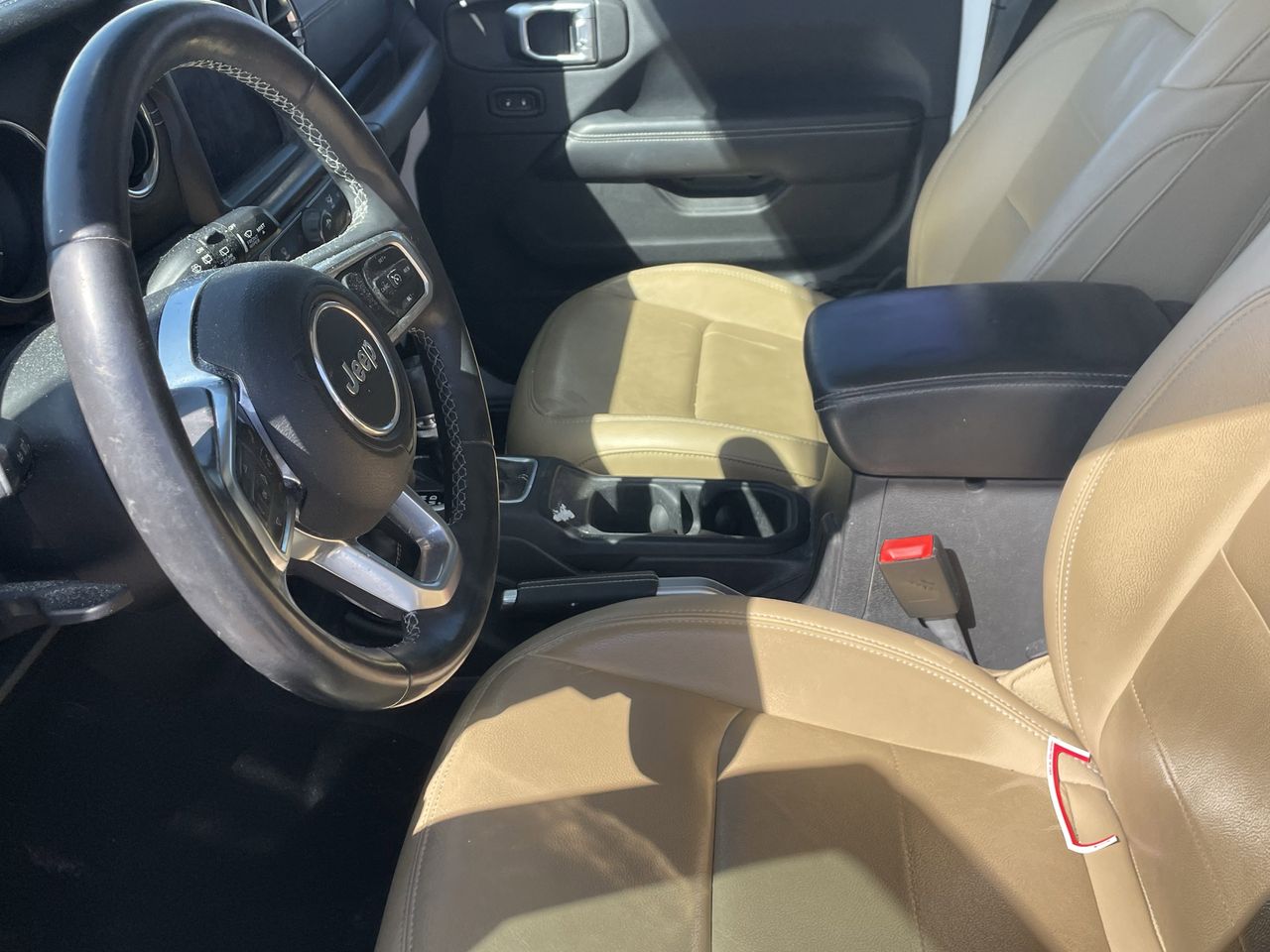 Used 2018 Bright White Jeep Unlimited Sahara 4x4 image 6