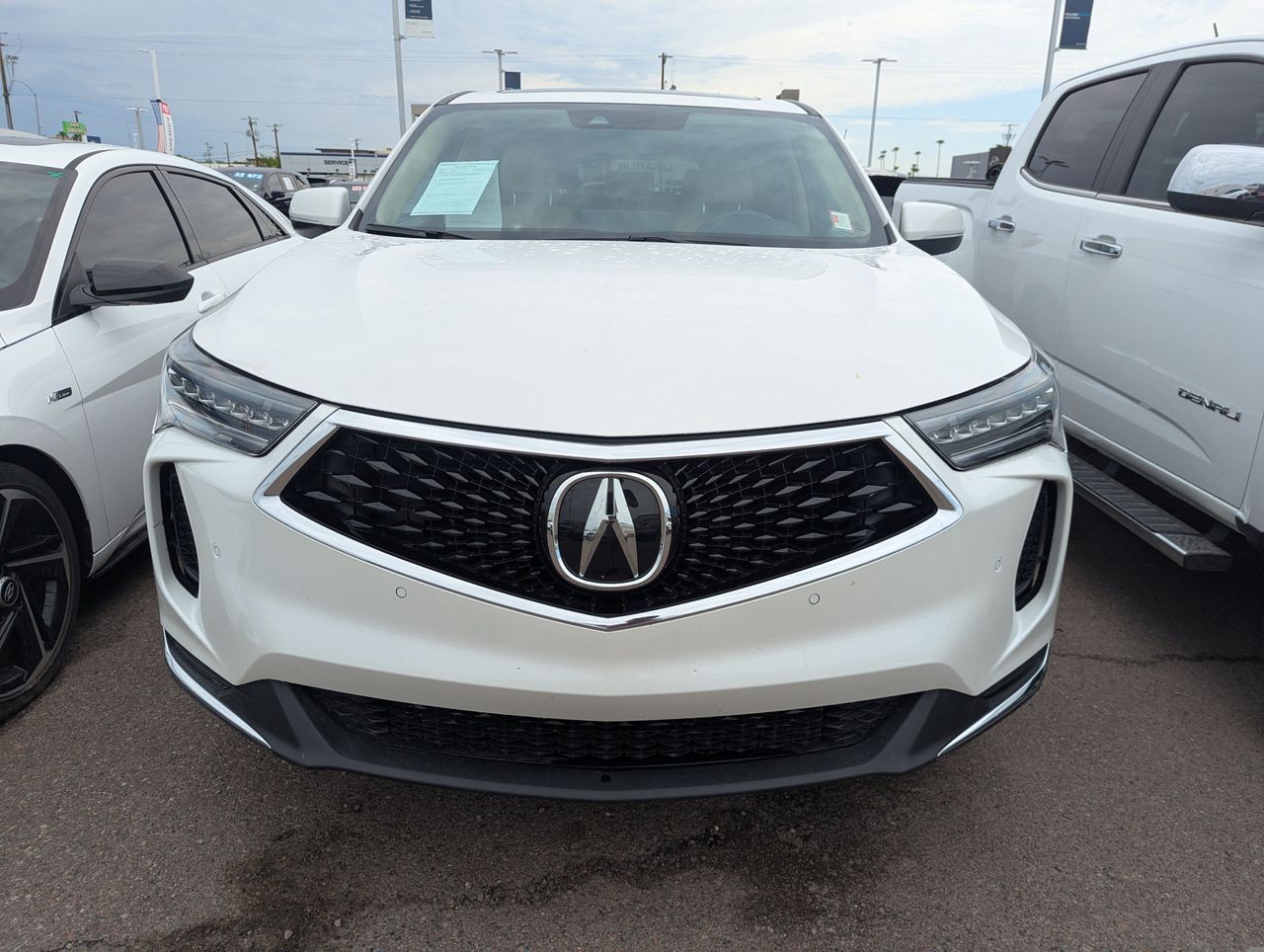 Used 2023 Platinum White Pearl Acura Technology Package image 8