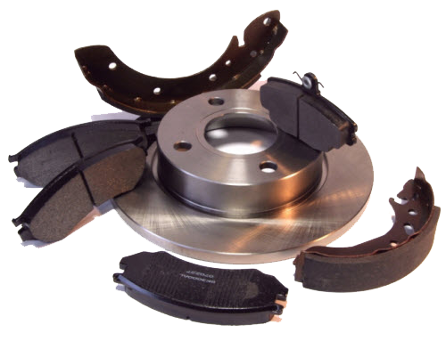 Disassembled Brake Pads