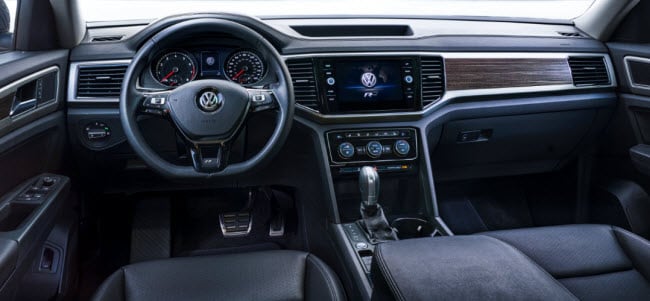 VW Atlas R-Line Package cabin features
