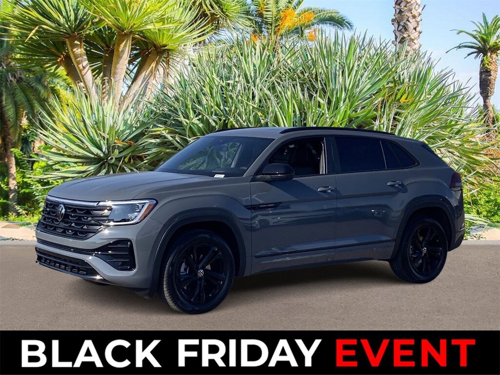 New 2026 Volkswagen Atlas Cross Sport 2.0T SEL R-Line Black SUV