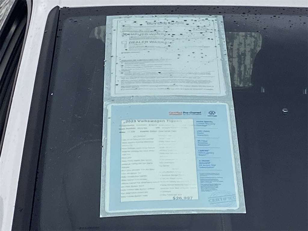 Certified 2023 Volkswagen Tiguan 2.0T SE R-Line Black SUV