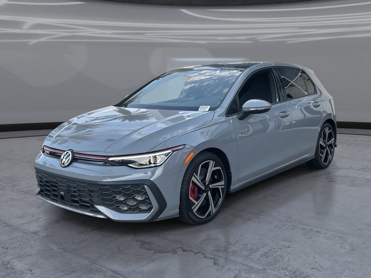 Moonstone Gray 2026 Volkswagen Golf GTI Hatchback Front-Wheel Drive 7-Speed Automatic Overdrive