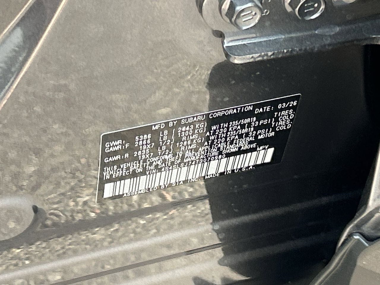 New 2026 Magnetite Gray Subaru Sport Hybrid image 28