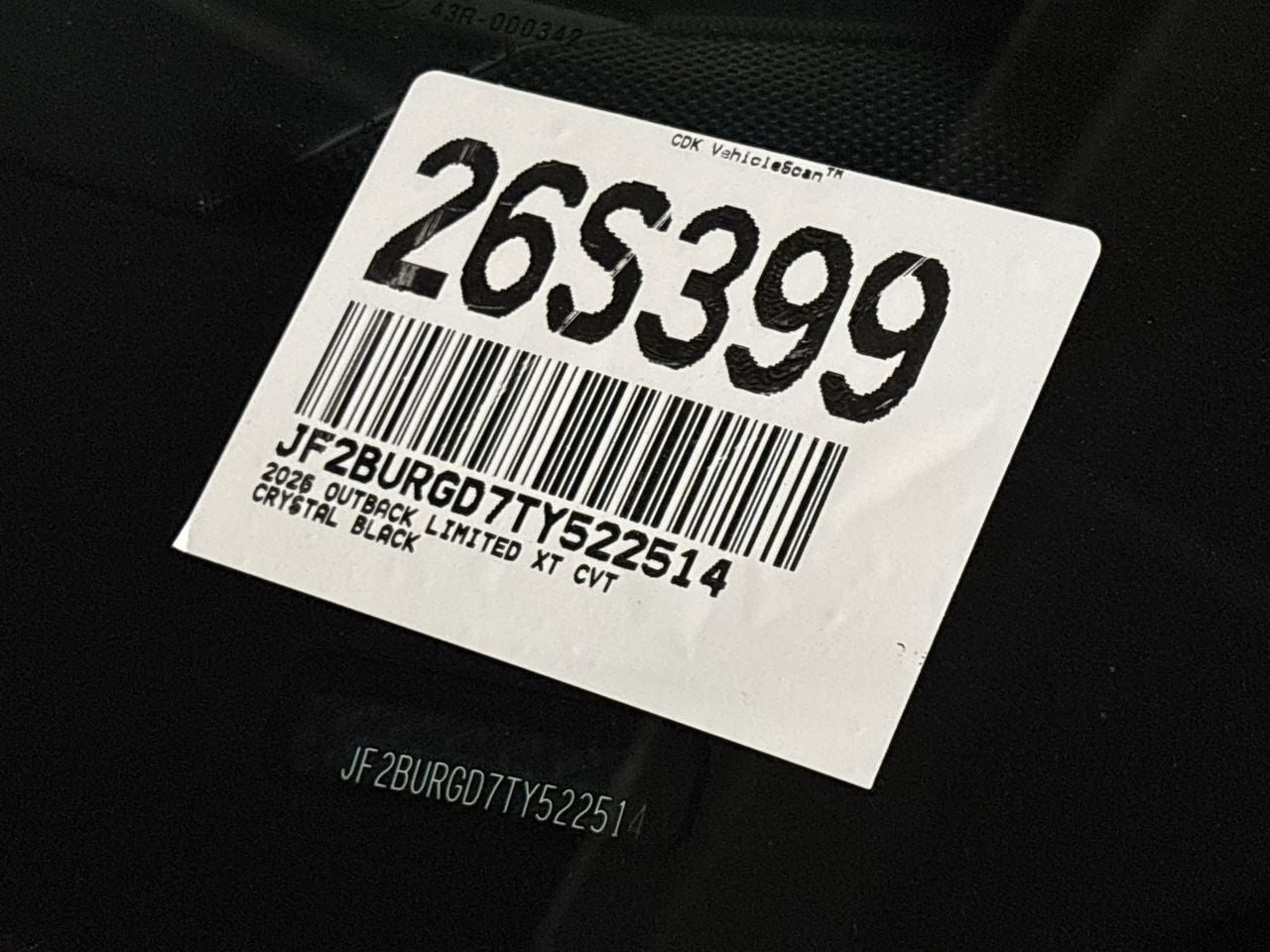 New 2026 Crystal Black Silica Subaru Limited XT image 30