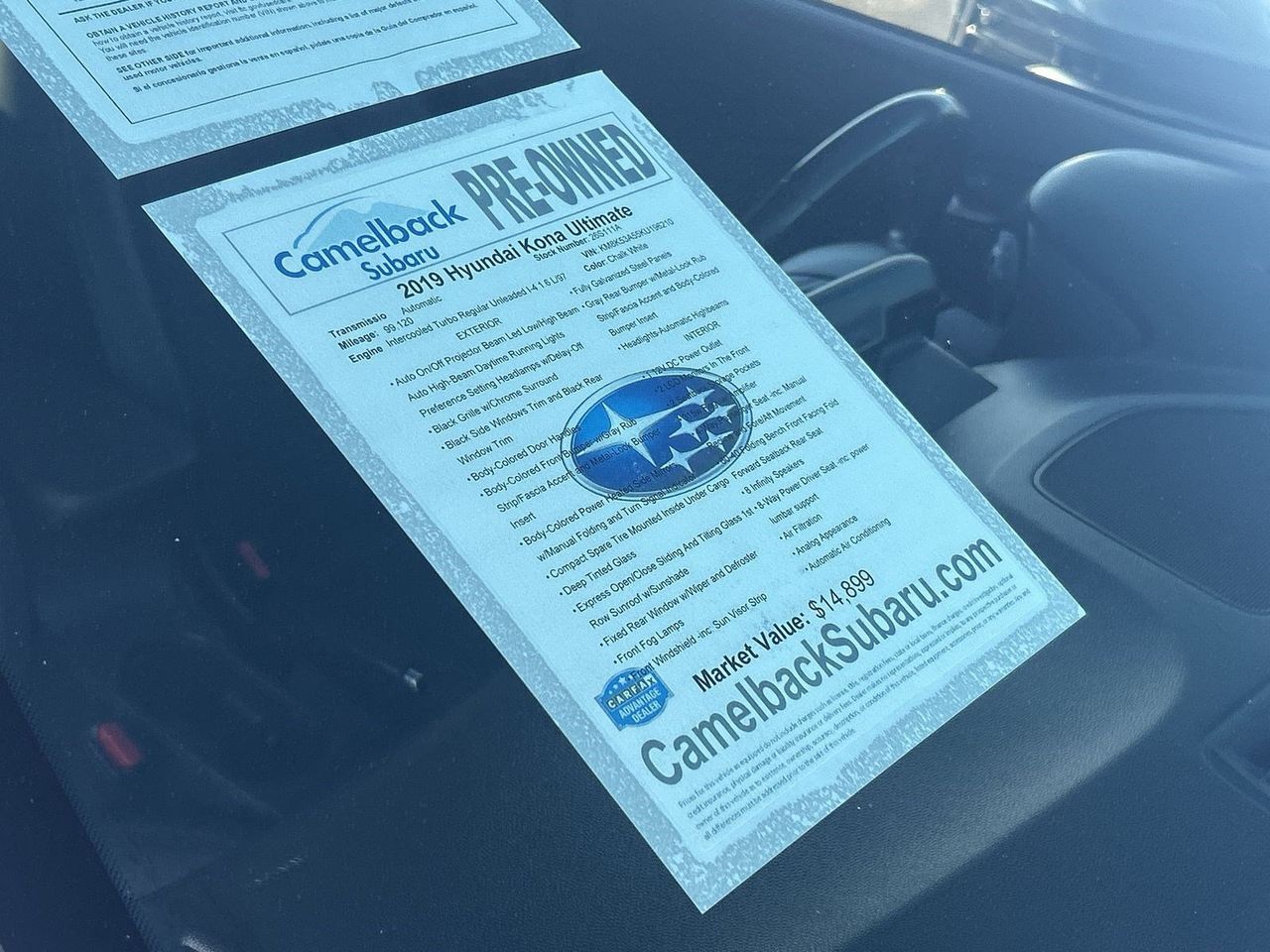 Used 2019 Chalk White Hyundai Ultimate image 6